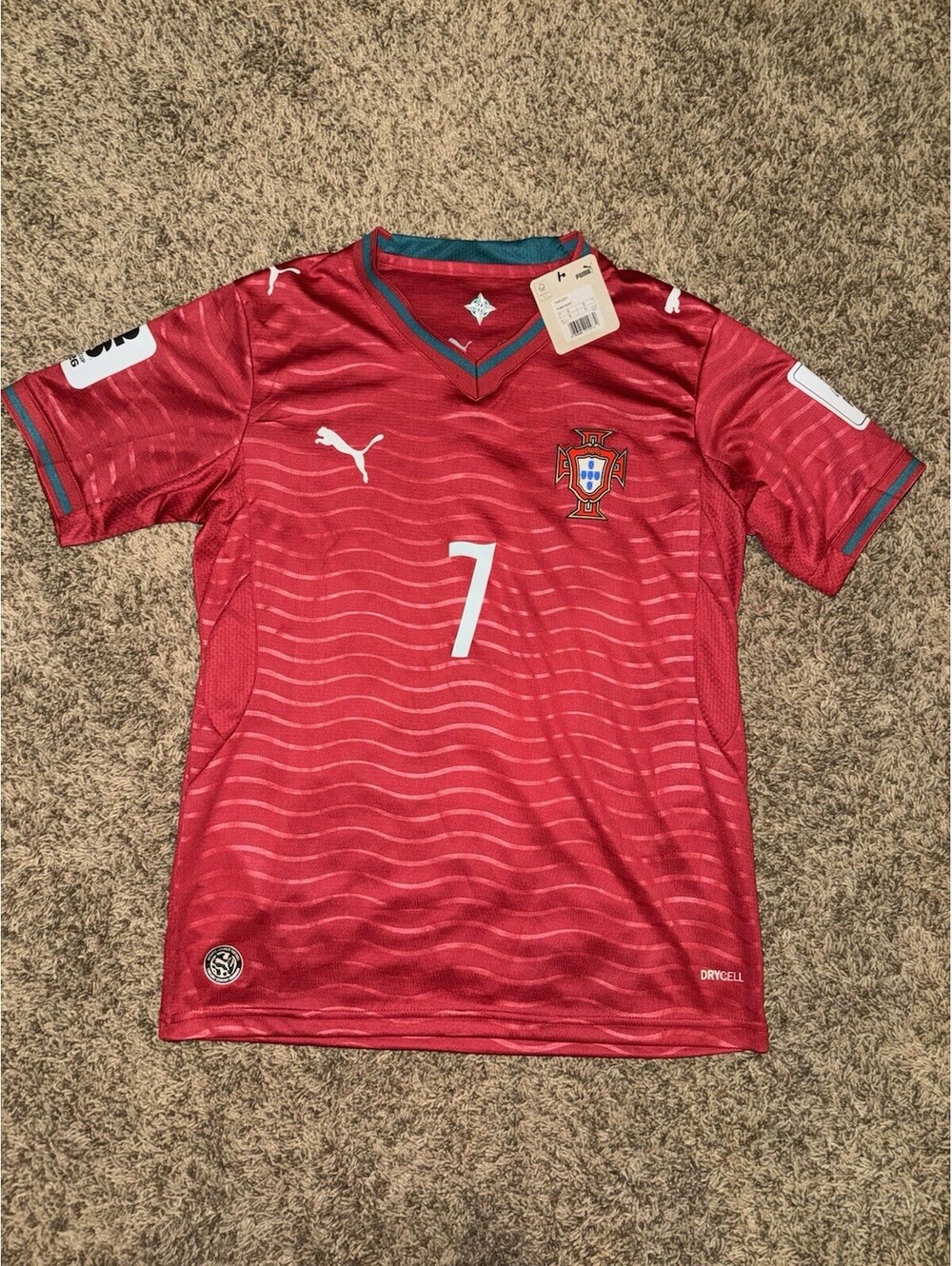 2026 Puma Portugal Home Ronaldo #7 CR7 Men Soccer Jersey Red | Camiseta Futbol